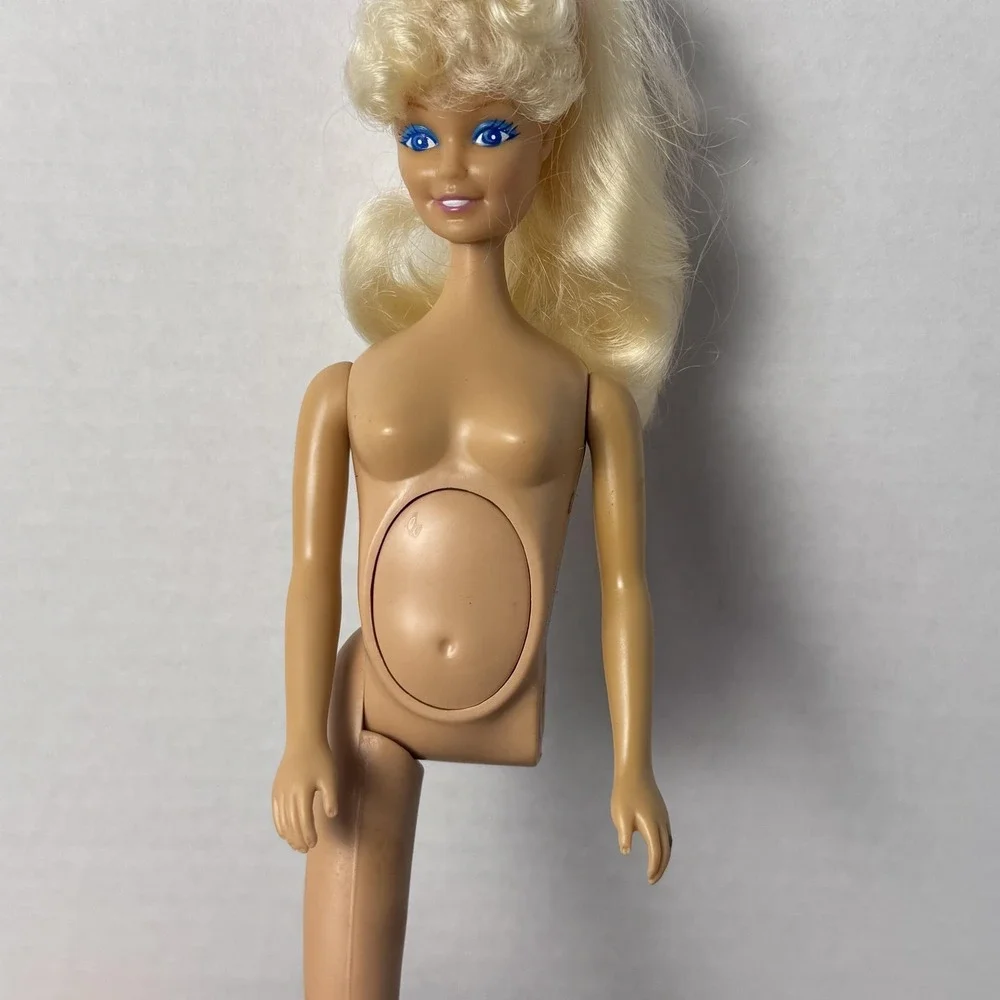 Vintage The Mommy-To-Be Doll 12in Pregnant Fashion Doll Baby Figure Outfit Box